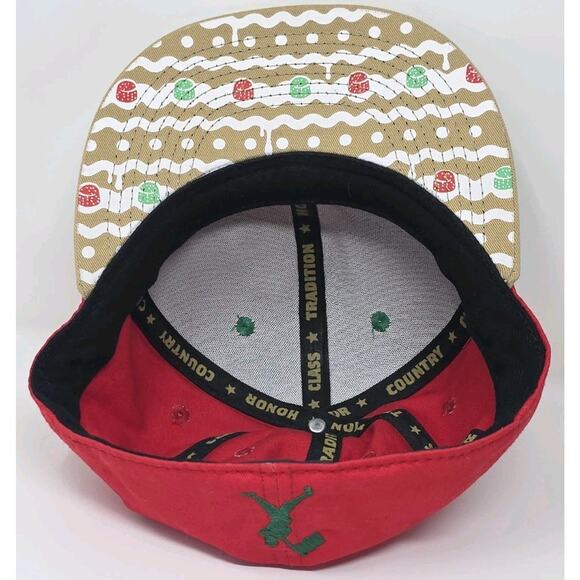 Baseballism Brand Gingerbread Man Baseball Cap Fitted Flat Brim Hat Size 7 - Picture 9 of 10